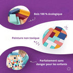 Wooden Montessori Tetris