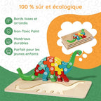 Montessori wooden puzzle
