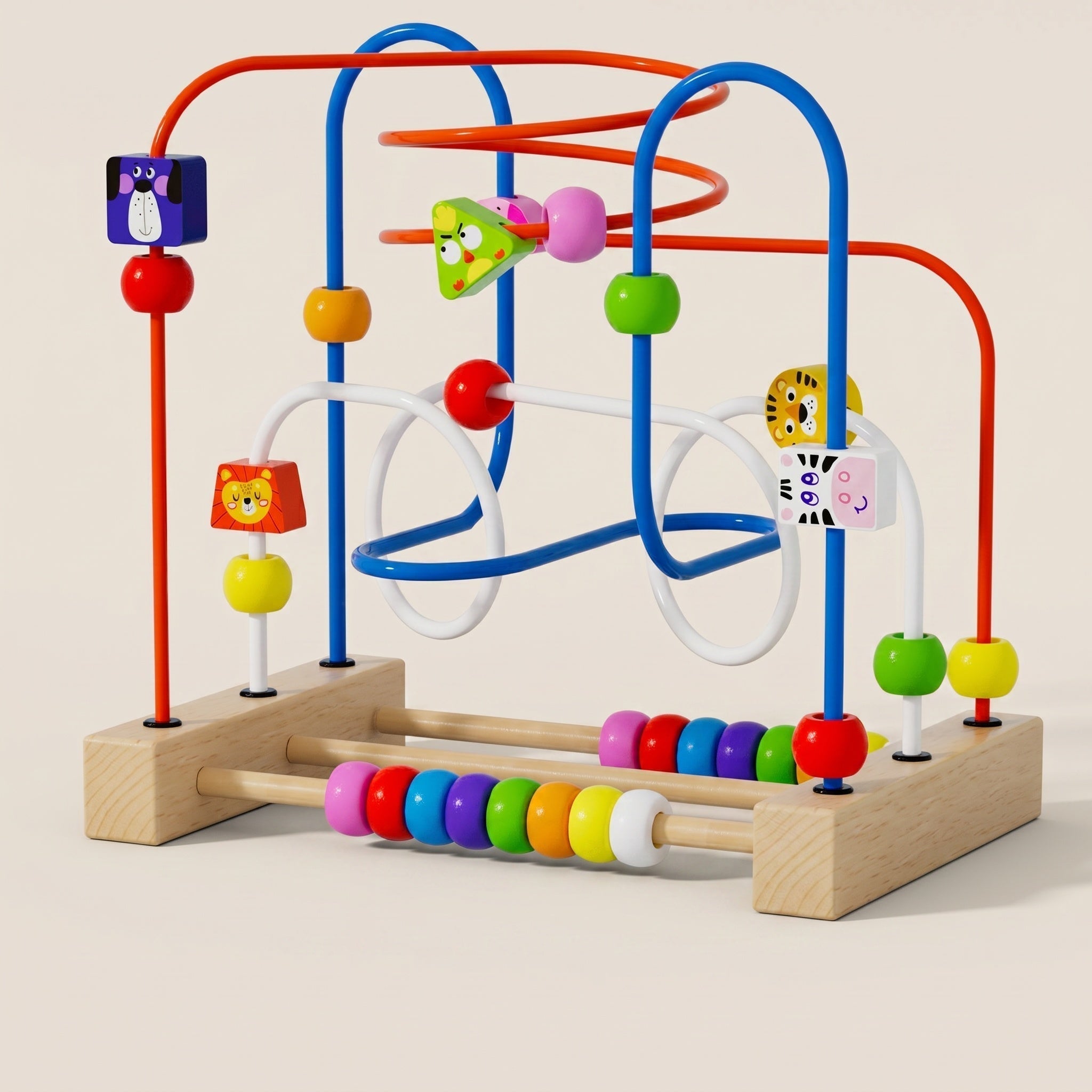 Montessori wooden labyrinth