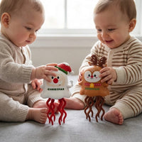 Montessori toy: Christmas figures with tentacles