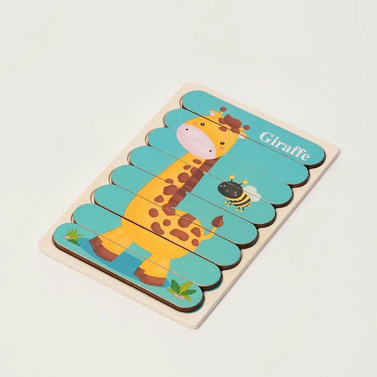 Double-sided Montessori puzzles