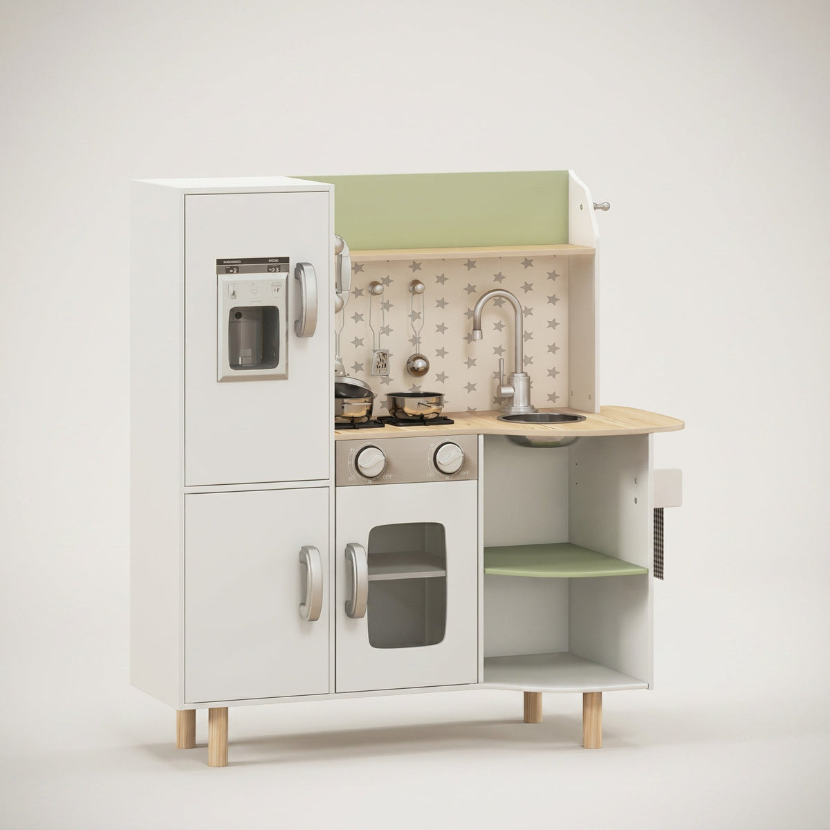 Montessori kitchen made of wood