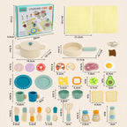 Montessori wooden picnic set