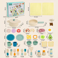 Montessori wooden picnic set
