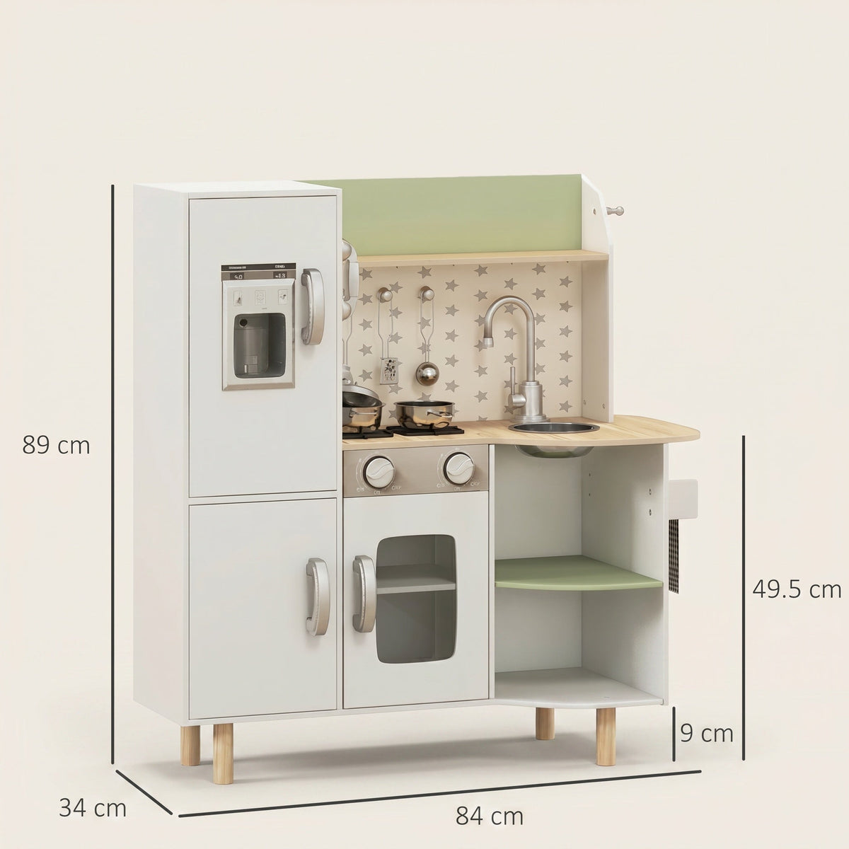 Montessori kitchen made of wood