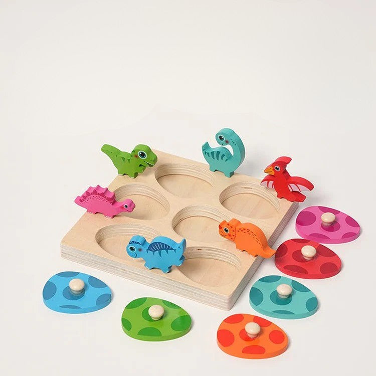 Montessori puzzle “The Hatching of the Dinosaur”