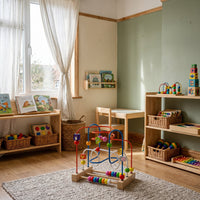 Montessori wooden labyrinth