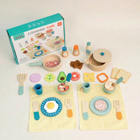 Montessori wooden picnic set