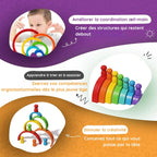 Rainbows and Montessori figures