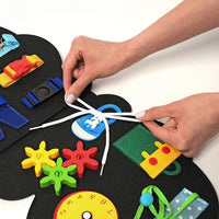 Montessori activity board “Dinosaurs”