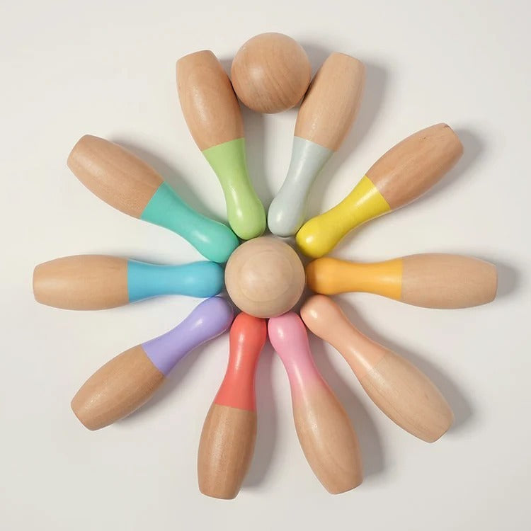 Montessori bowling game