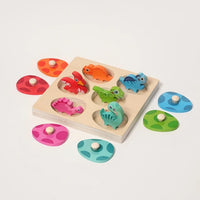 Montessori puzzle “The Hatching of the Dinosaur”
