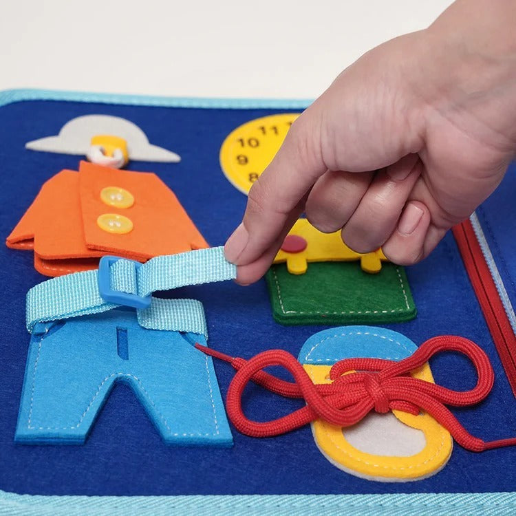 Interactive Montessori activity bag