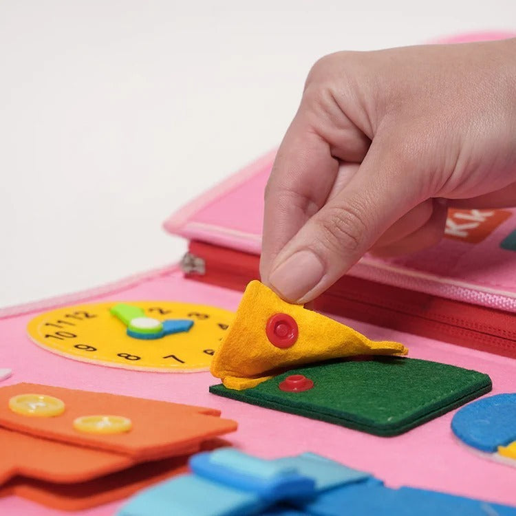 Interactive Montessori activity bag