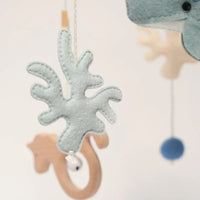 Montessori mobile on the theme of marine life