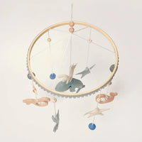 Montessori mobile on the theme of marine life