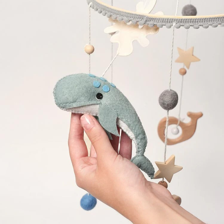 Montessori mobile on the theme of marine life
