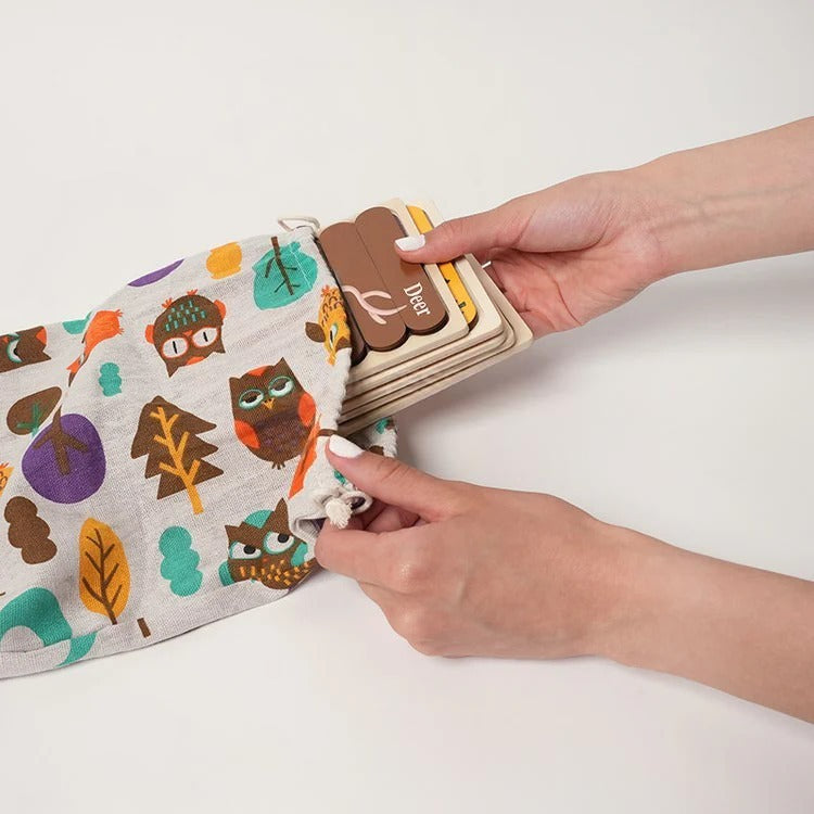 Double-sided Montessori puzzles