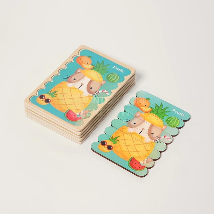 Double-sided Montessori puzzles