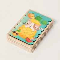 Double-sided Montessori puzzles