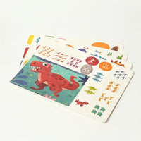 Montessori activity book with stickers