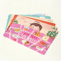 Montessori activity book with stickers