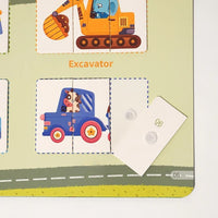 Montessori activity book with stickers