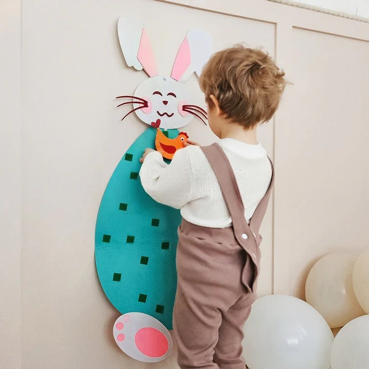 Montessori felt rabbit