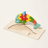 Montessori wooden puzzle