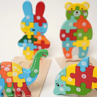 Montessori wooden puzzle