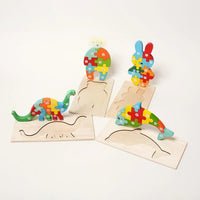 Montessori wooden puzzle