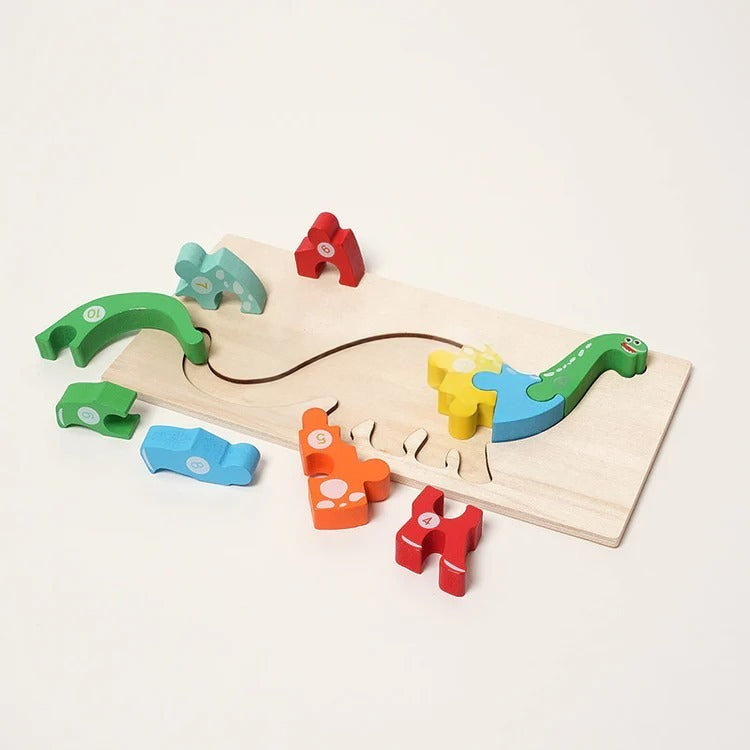 Montessori wooden puzzle