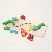 Montessori wooden puzzle
