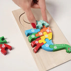 Montessori wooden puzzle