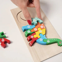 Montessori wooden puzzle