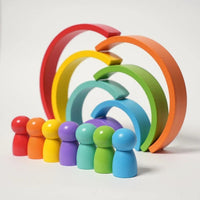 Rainbows and Montessori figures