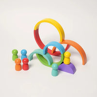 Rainbows and Montessori figures