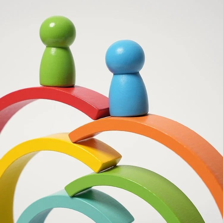 Rainbows and Montessori figures