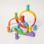 Rainbows and Montessori figures