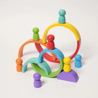 Rainbows and Montessori figures