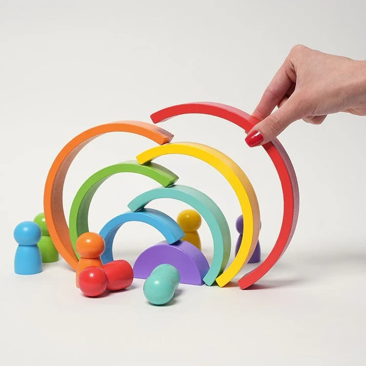 Rainbows and Montessori figures