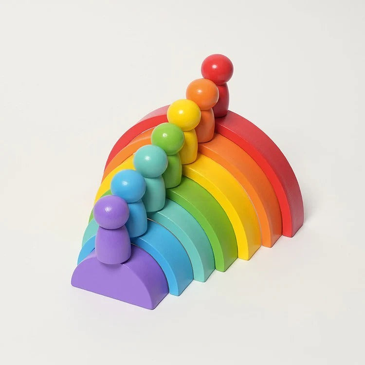 Rainbows and Montessori figures