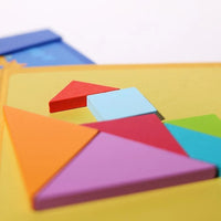Magnetic Tangram Montessori Book