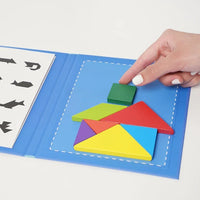 Magnetic Tangram Montessori Book