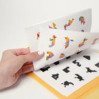 Magnetic Tangram Montessori Book