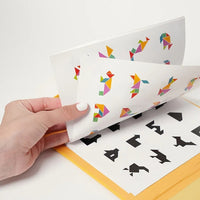 Magnetic Tangram Montessori Book