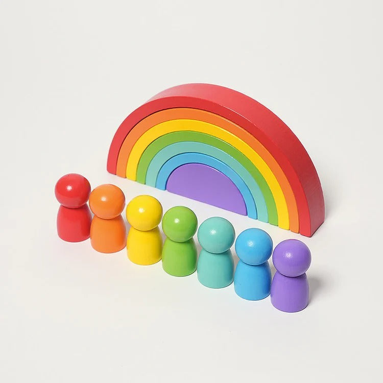 Rainbows and Montessori figures