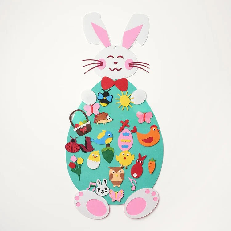 Montessori felt rabbit