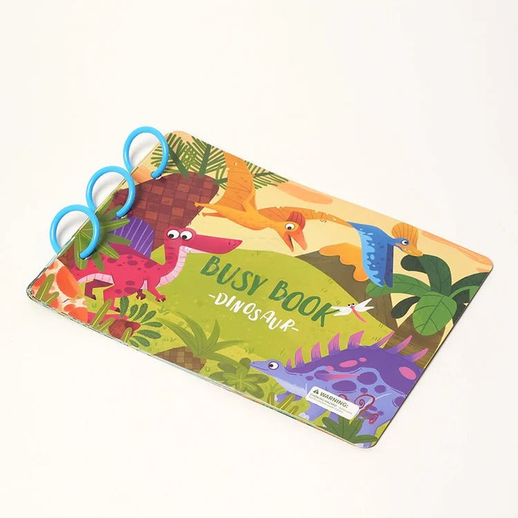 Montessori activity book with stickers