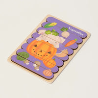 Double-sided Montessori puzzles